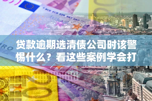 济南贷款逾期选清债公司时该警惕什么？看这些案例学会打翻身仗