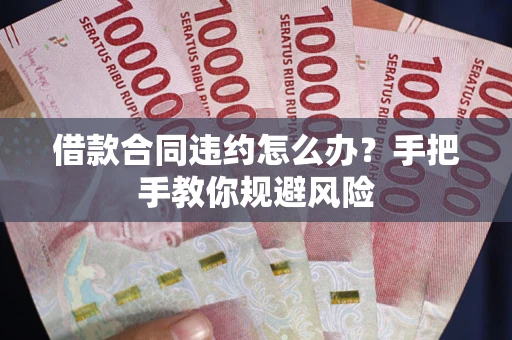 济南借款合同违约怎么办？手把手教你规避风险
