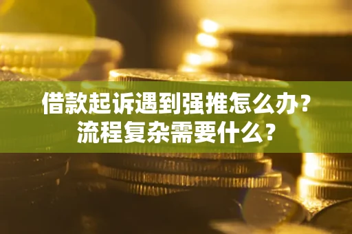 济南借款起诉遇到强推怎么办？流程复杂需要什么？
