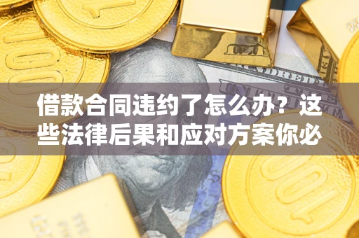济南借款合同违约了怎么办？这些法律后果和应对方案你必须知道