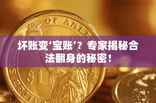济南坏账变‘宝账’？专家揭秘合法翻身的秘密！
