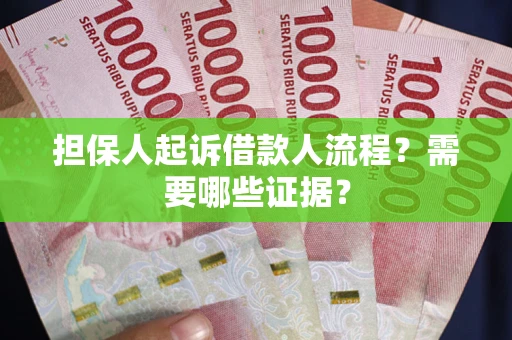 济南担保人起诉借款人流程？需要哪些证据？