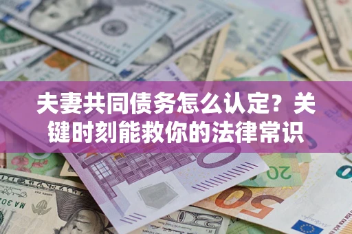 济南夫妻共同债务怎么认定？关键时刻能救你的法律常识