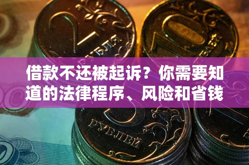 济南借款不还被起诉？你需要知道的法律程序、风险和省钱技巧
